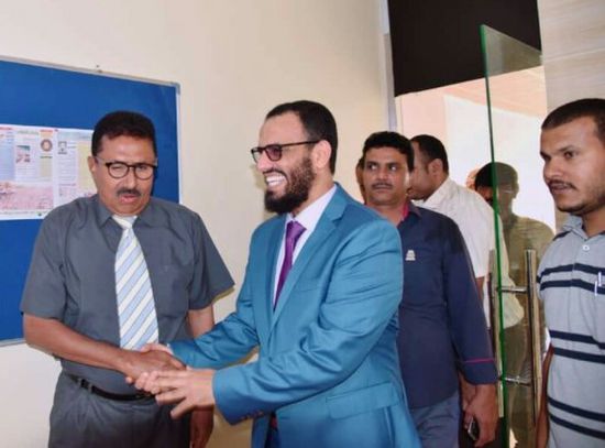 بالصور.. زيارة خاصة من بن بريك للجمعية الوطنية للمجلس الانتقالي