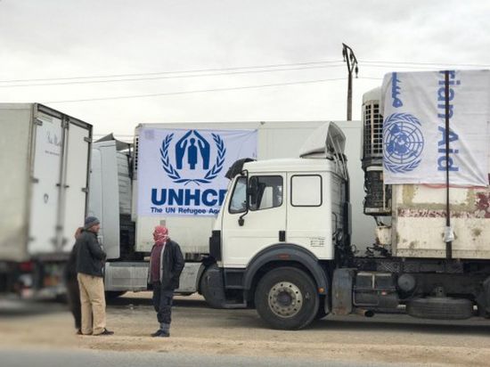 تنظيم أكبر قافلة مساعدات إنسانية لمخيم الركبان في سوريا