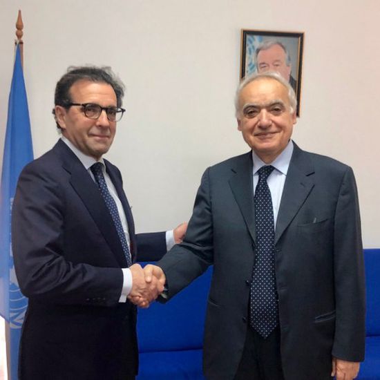 سلامة يلتقي رئيس بعثة الاتحاد الأوروبي إلى ليبيا