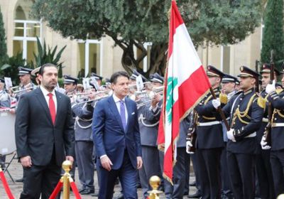 رئيس وزراء إيطاليا: سنكون دوما إلى جانب لبنان