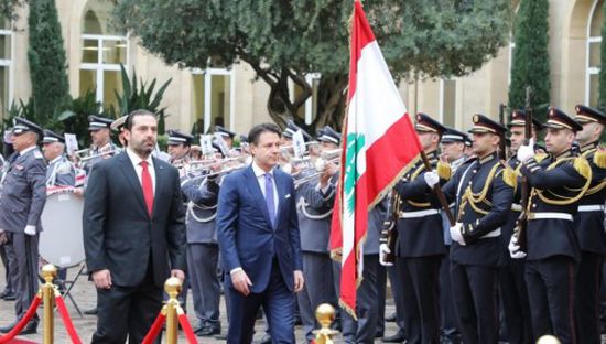 رئيس وزراء إيطاليا: سنكون دوما إلى جانب لبنان