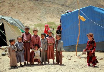 افتتاح مخيم جديد للنازحين بمنطقة الجفينة في مأرب