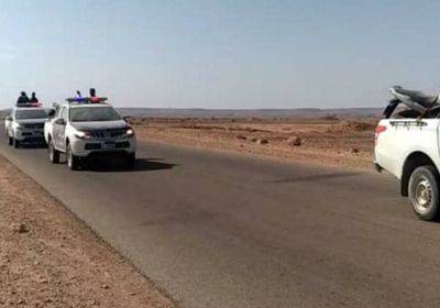 أهالي غيل بن يمين يثمنون الدعم الإماراتي الكبير لقطاع الأمن