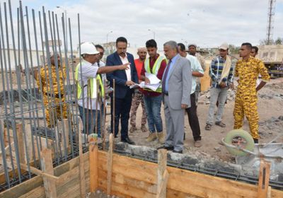 وكيلي وزارة الأشغال يتفقدان سير العمل في مشاريع بمحافظة لحج