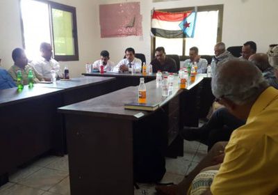 رئيس القيادة المحلية للمجلس الانتقالي الجنوبي الجديد بلحج يتسلّم مهام عمله