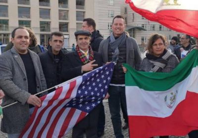 تظاهرات إيرانية بمشاركة أمريكية احتجاجًا على الحكم المللي في برلين