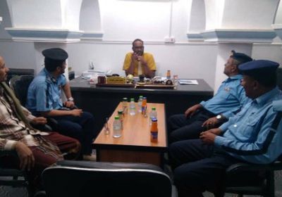 مدير عام تريم يستعرض جهود السلطة المحلية في الملف الأمني