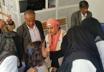 تطعيم أكثر من ١٧١ ألف طفل ضد الحصبة والحصبة الألمانية في شبوة 