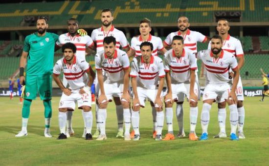 بداية مباراة الزمالك ونصر حسين داي في الكونفدرالية الإفريقية