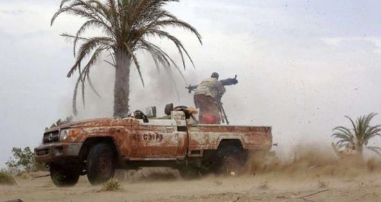 مليشيات الحوثي تكثف قصفها المدفعي على مواقع القوات المشتركة بالحديدة