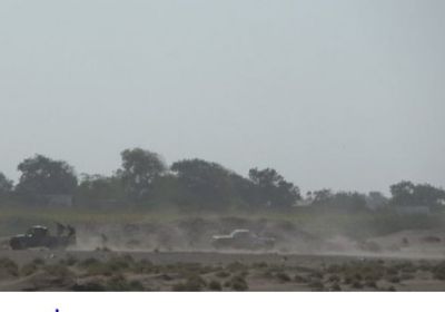 مليشيات الحوثي تستهدف مواقع العمالقة في الحديدة