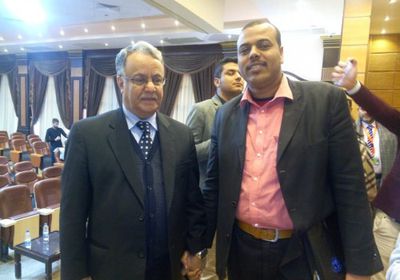 الحضرمي يادين يستعرض مبادرته الخاصة باللاجئين في ندوة دولية بالقاهرة