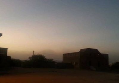 موجة غبارية تجتاح شمال وادي حضرموت