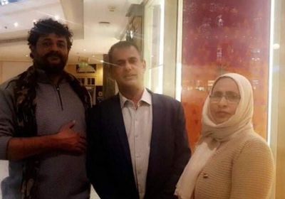 عضوان بارزان بالانتقالي الجنوبي يطمئنان على صحة أبوهمام