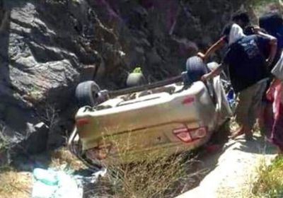 حادث مروري مروع يودي بحياة 4 أشخاص من عائلة واحدة بيافع