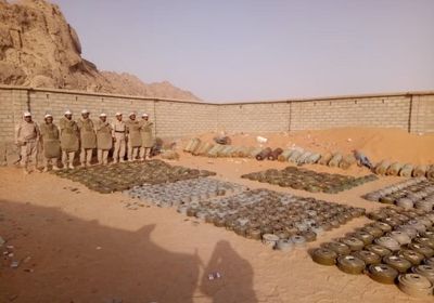 "مسام" ينتزع 2359 لغمًا خلال الأسبوع الثاني من فبراير