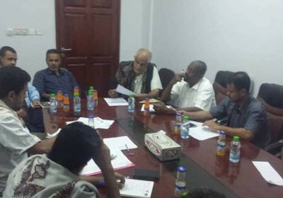 انعقاد الاجتماع الأول للجنة تحديد معالم حقول الآبار بحضرموت