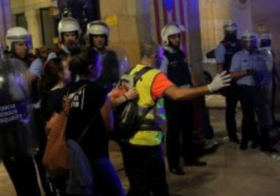 احتجاجات في كتالونيا اعتراضا على محاكمة 12 من الزعماء السياسيين
