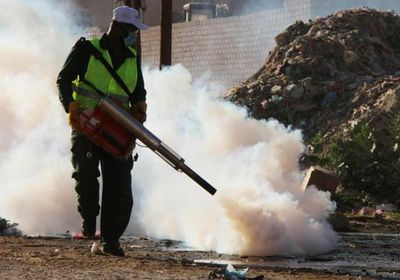 انتهاء المرحلة الأولى من الرش الضبابي بمدينة تريم حضرموت