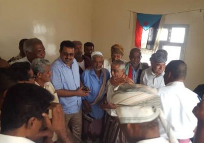 رئيس قيادة الانتقالي في لحج يزور مكتب الشهداء والجرحى بالمحافظة