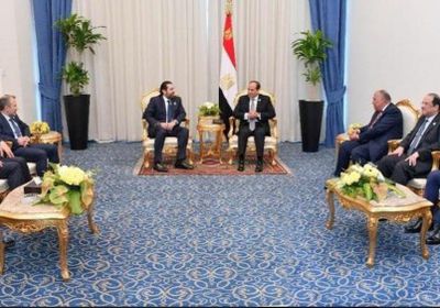 الرئيس المصري لنظيره اللبناني: داعمين لكم ضد أي عبث خارجي