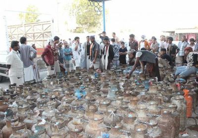 وصول 1200 أسطوانة غاز لمديرية الريدة وقصيعر بحضرموت