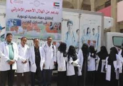 16 ألف مواطن.. إجمالي المفحوصين من عيادات الهلال الإماراتي المتنقلة بالساحل الغربي