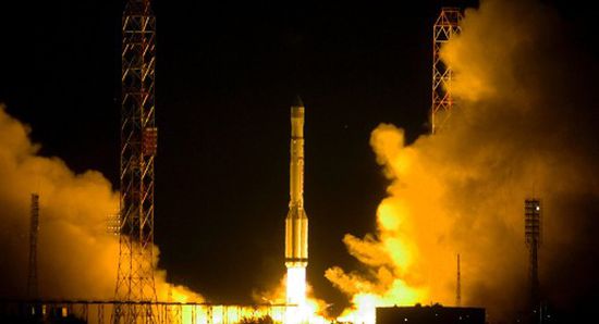 إطلاق صاروخ "سويوز أس تي بي" يحمل ستة أقمار اصطناعية بريطانية