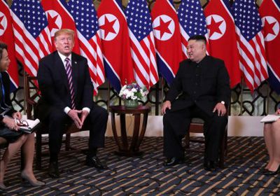  ترامب وكيم يواصلان محادثاتهما لليوم الثاني من قمتهما في هانوي