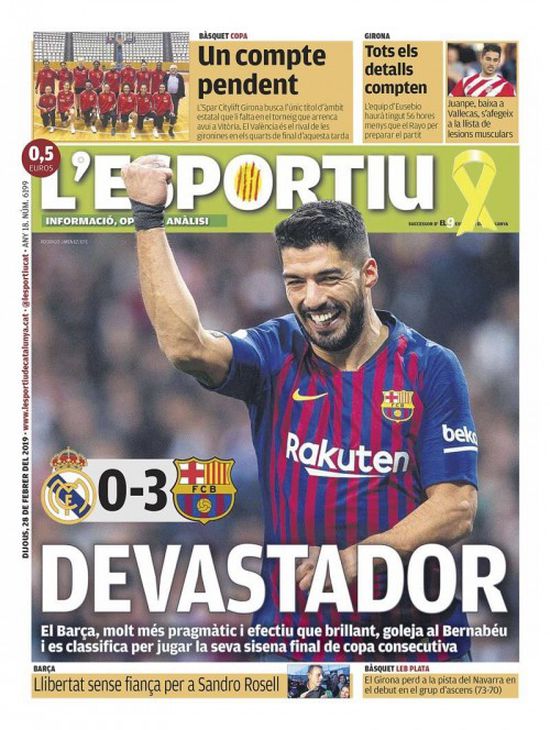 الصحف الإسبانية تتغنى بـ برشلونة