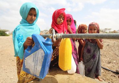 تركيب نظام مياه جديد في قرية تابعة لمحافظة لحج