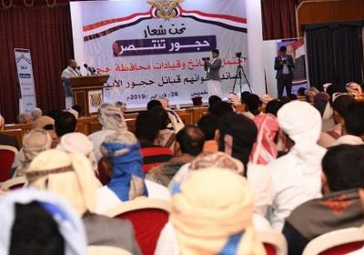 اجتماع حاشد لقبائل حجة لدعم حجور في مواجهة الحوثي