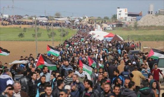 إصابة عشرات الفلسطينيين في مسيرة العودة شرقي غزة
