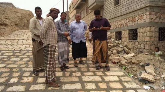 زيارة خاصة من بن هامل لتفقد مشروع رصف طرقات فوه القديمة (صور)