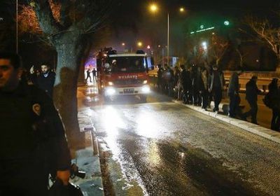 مصرع 4 أشخاص إثر إندلاع حريق بمبنى تاريخي بتركيا