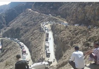 غلق طريق هيجة العبد الرابط بين لحج وتعز من اليوم الإثنين