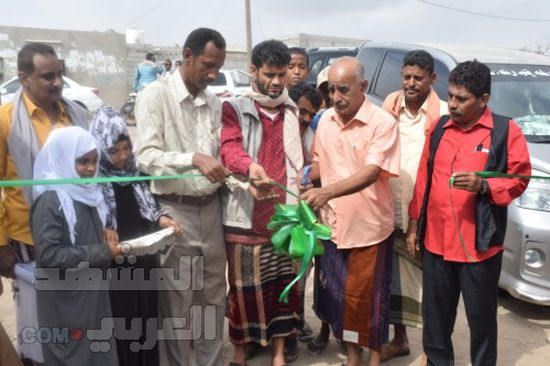 افتتاح مدرسة علي عبد العليم بمنطقة المجحفة بلحج (صور)