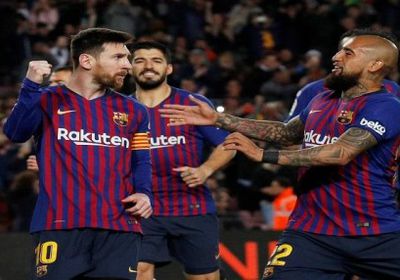 برشلونة يفوز على رايو فاليكانو 3-1 في الدوري الإسباني 