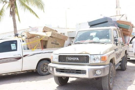 تزويد مستشفى الغيضة المركزي بدفعة من المعدات الطبية 