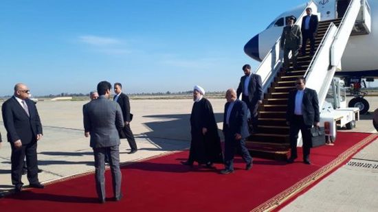 عاجل.. " روحاني " يصل إلى بغداد دون استقبال رسمي (صور)