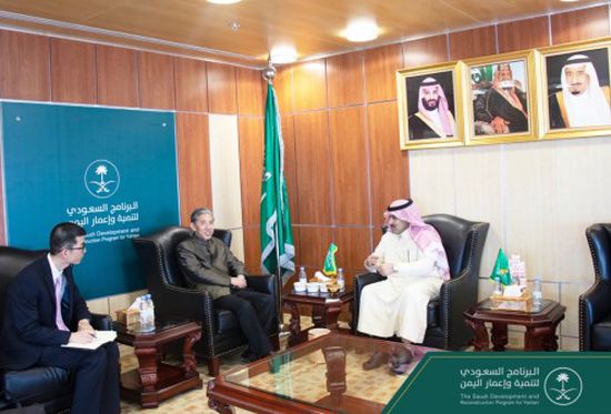 محمد آل جابر يلتقي سفير الصين لدى اليمن