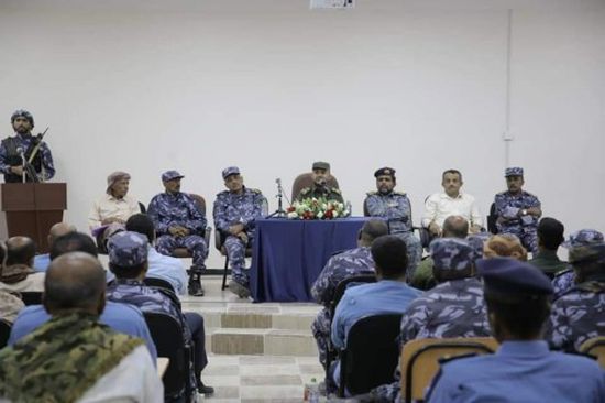 ترقية 85 ضابط من كوادر أمن ساحل حضرموت (صور)