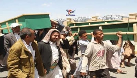 مليشيا الحوثي تشيع عشرات القتلى في مواجهات حجور