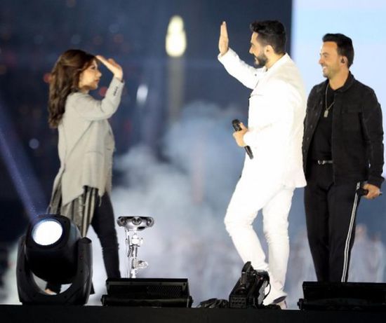 تامر حسني وأصالة والجسمي يتألقون في حفل افتتاح الأولمبياد الخاص (فيديو وصور)