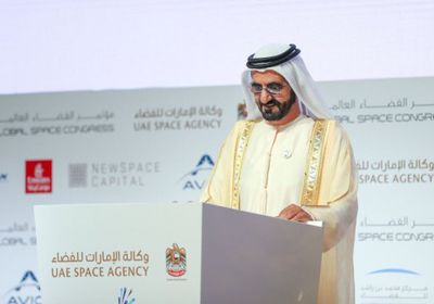 بن راشد يشهد انطلاق أعمال مؤتمر الفضاء العالمي بأبوظبي (صور)