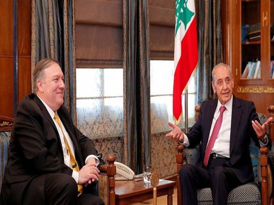 رئيس البرلمان اللبناني يدافع عن ميليشيات حزب الله ضد العقوبات الأمريكية