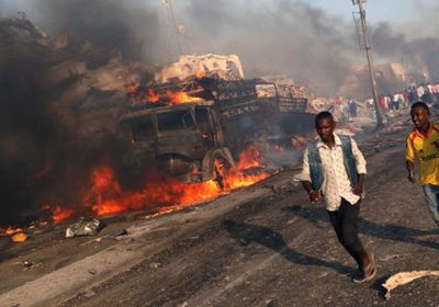 عاجل.. انفجار ضخم وسط العاصمة الصومالية مقديشو