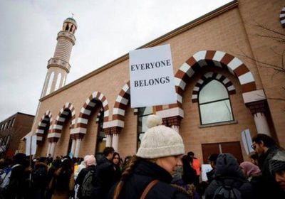 تضامنًا مع ضحايا مسجدي نيوزيلندا.. تظاهرة في الكيبك لرفض العنصرية