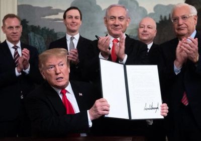 ترامب: اتفاق محتمل يشمل حق إسرائيل فى الدفاع عن نفسها