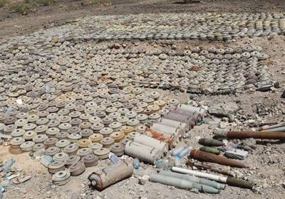 انتزاع 1396 لغماً حوثياً باليمن خلال الأسبوع الثالث من مارس